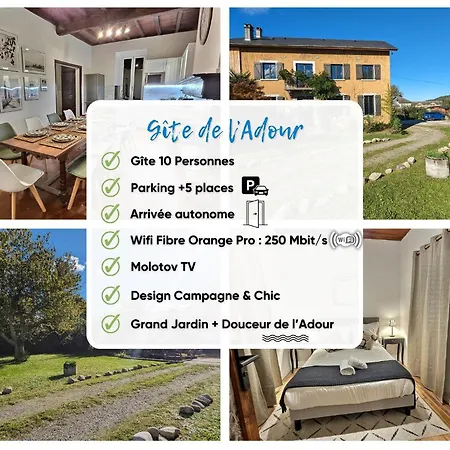 Casa vacanze De L'adour, Rénové&chic, Parking